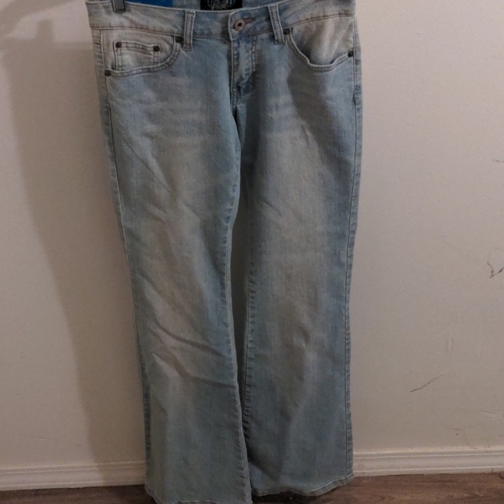 Angels original jeans wear faded five pocket jeans